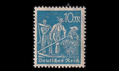 Reich 239 ** Käyttösarja 10 M (1922)
