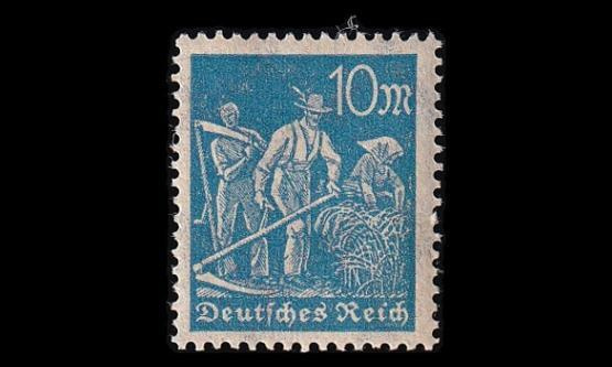 Reich 239 ** Käyttösarja 10 M (1922)