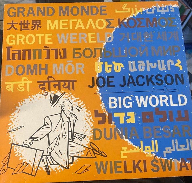 Joe Jackson: Big World 1986 2LP (kolme sivua)