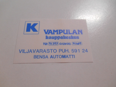 TT Etiketti K-Vampulan kauppakeskus