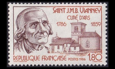 Ranska 2548 ** Jean-Marie Vianney (1986)