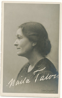 Kirjailija MAILA TALVIO - vanha kortti