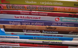 Hevoskirjoja 2,40€/kpl
