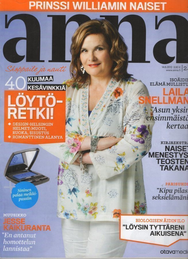 Anna n:o 24 2012 Laila. Williamin naiset . Jesse. Piia