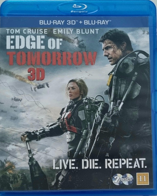 EDGE OF TOMORROW 3D BLU-RAY + BLU-RAY