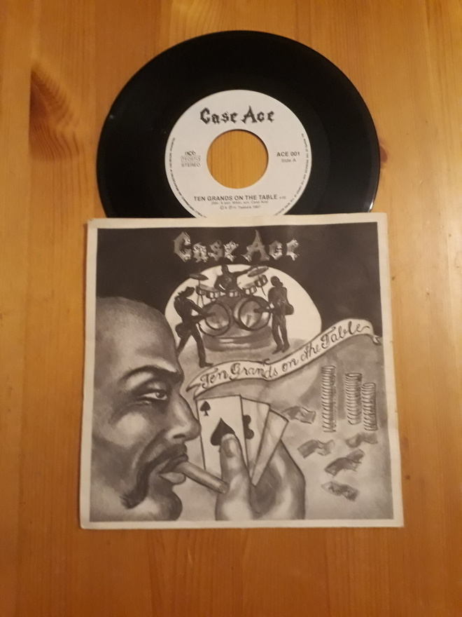 Case Ace – Ten Grands On The Table 7" ps -87 Hard Rock