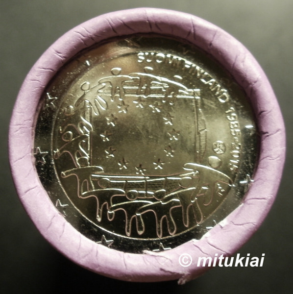 Suomi 2 € 2015 juhlaraha Lippu, UNC