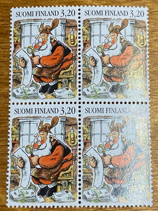 JOULU 3,20MK 1996 NELIÖ**