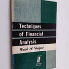 Erich A. Helfert : Techniques of financial analysis - pikkukuva 1