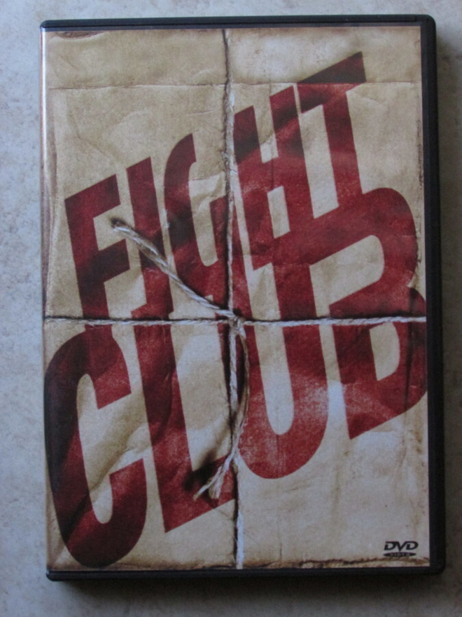 Fight Club, DVD. Brad Pitt, Edward Norton