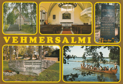 KIRKKOKORTTI - VEHMERSALMEN KIRKKO