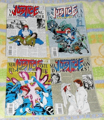 Justice - Four Balance minisarja #1-4, kaikki osat