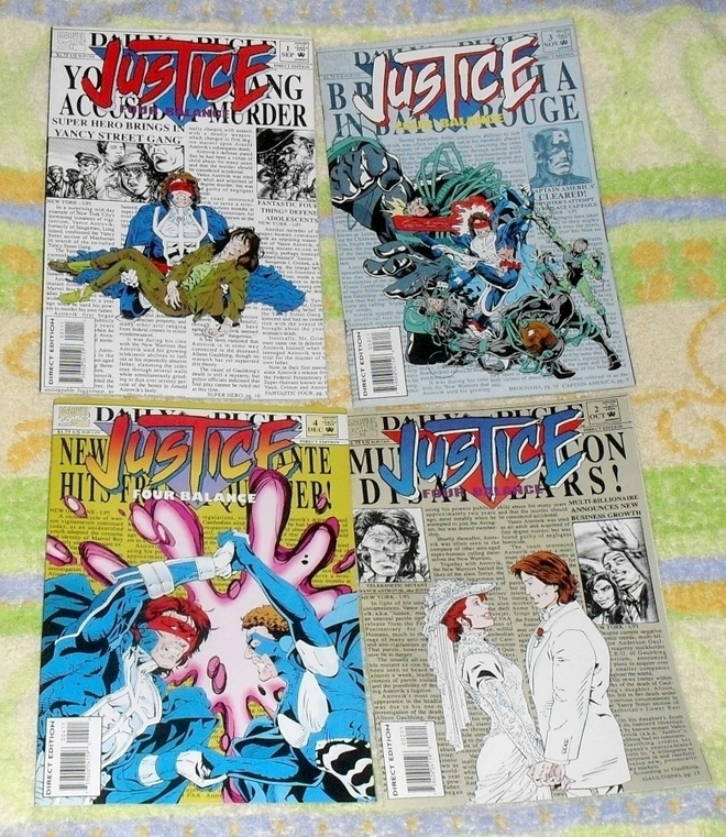 Justice - Four Balance minisarja #1-4, kaikki osat