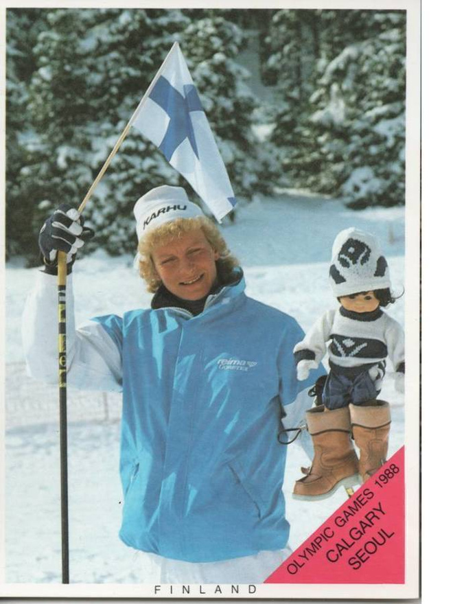 kortti ** Suomalainen hiihtäjä - erilaisia