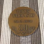 Turun Yliopisto 50 V 28.2.1970 mitali / Tauno Torpo 1970. - pikkukuva 1