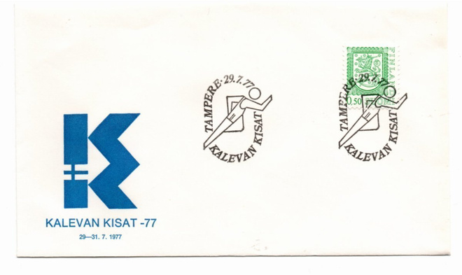 Tanpere: Kalevan kisat (erikoisleima 29.7.1977)