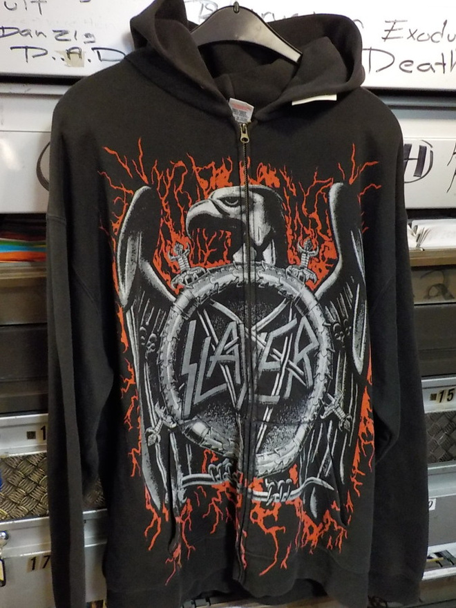 SLAYER VETOKETJULLINEN HUPPARI KOKO XL