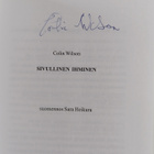Colin Wilson : Sivullinen ihminen (signeerattu) - pikkukuva 3