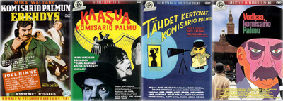 Komisario Palmu elokuvat: 4xDVD, Joel Rinne, Leo Jokela