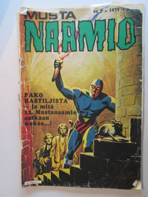 MUSTA NAAMIO 7 / 1979 SARJAKUVALEHTI