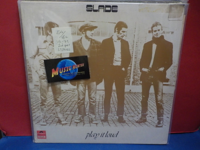 SLADE - PLAY IT LOUD UK -71 2ND PRESS EX+/VG+ LP
