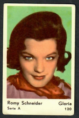 Keräilykuva - Romy Schneider Serie A 120 Gloria