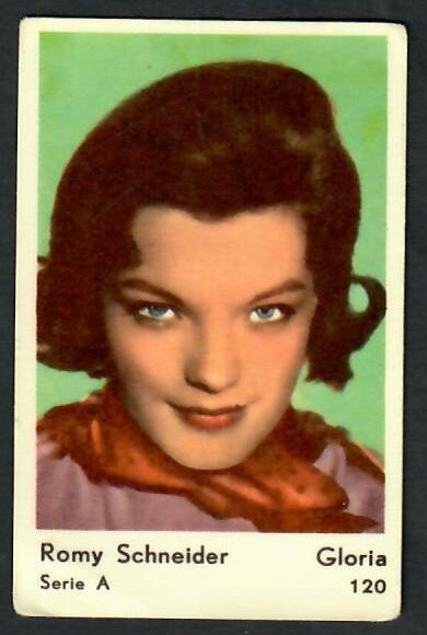 Keräilykuva - Romy Schneider Serie A 120 Gloria