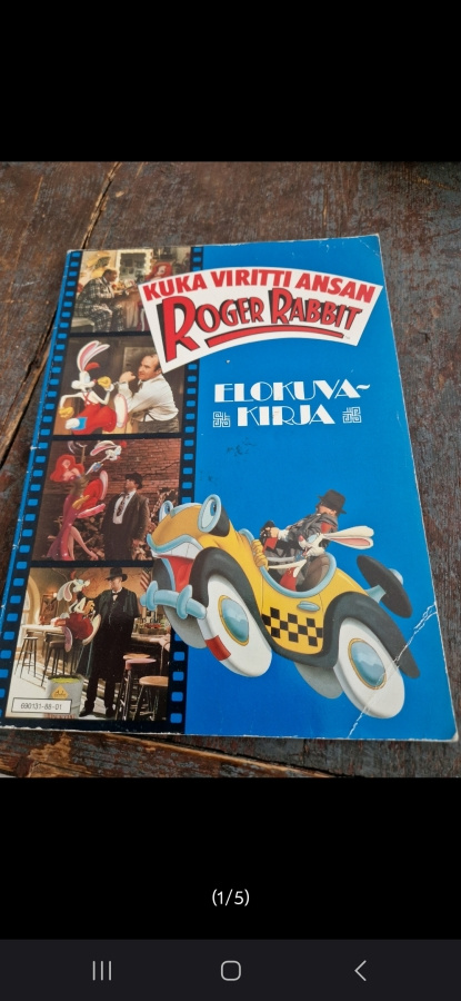 Kuka viritti ansan Roger Rabbit elokuvakirja