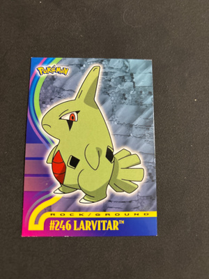 #246 Larvitar Pokemon Topps Johto