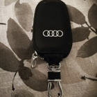 AUDI musta nahka avaimeperäkotelo - pikkukuva 2
