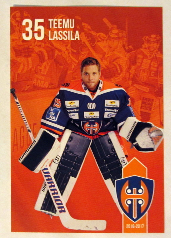 Teemu Lassila Tappara teamset kortti