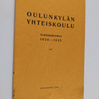 Oulunkylän yhteiskoulu vuosikertomus 1934-1935 - pikkukuva 1