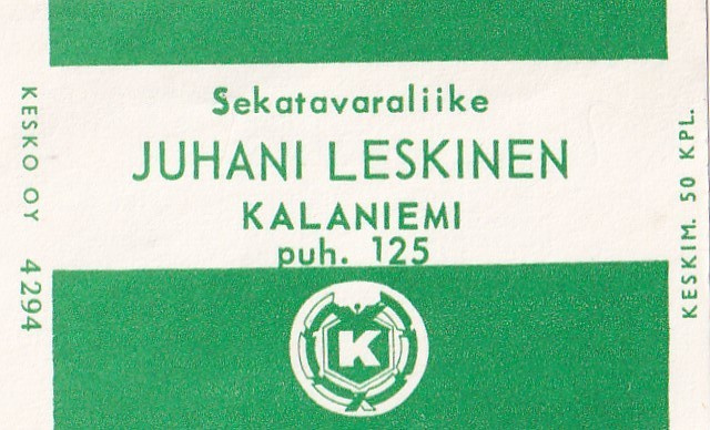 Kalaniemi. Juhani Leskinen    b501