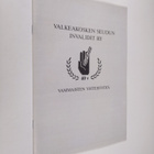 Topi Collin : Valkeakosken seudun invalidit ry 1952-1992 - pikkukuva 1