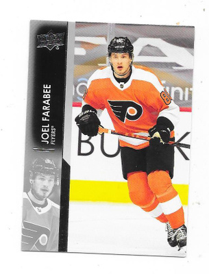 2021-22 Upper Deck #133 Joel Farabee , Philadelphia Flyers