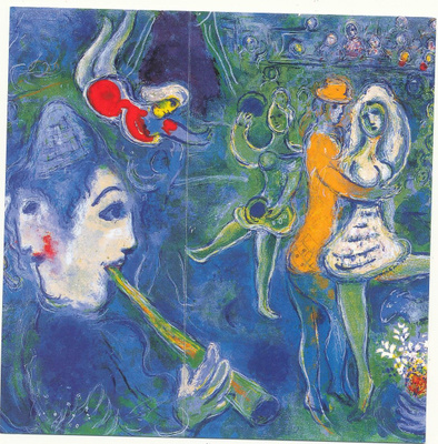 Marc CHAGALL -Taidekortti