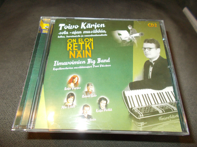 CD TOIVO KÄRJEN SOTA-AJAN MUSIIKKIA