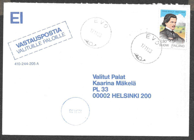 Postilähetys - Kuula 100v (LAPE 829) Evo 17.11.1983