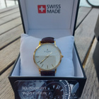 kaunis swiss kello , uusi, tyylikäs,muodissa, 2 vuoden takuu - pikkukuva 1