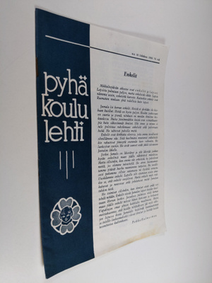 Pentti Taipale : Pyhäkoululehti 10/1964