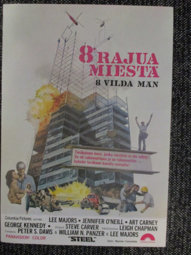 8 rajua miestä (Steve Carver, 1979) - elokuvajuliste