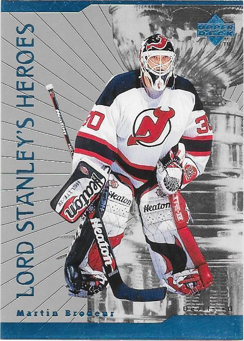 1996-97 UD Lord Stanley`s Heroes QF #LS5 Martin Brodeur NJD