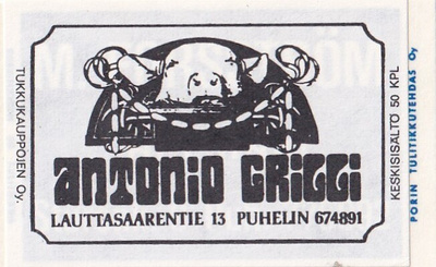 Helsinki, Antonio Gricci, Lauttasaarentie  13  .s43