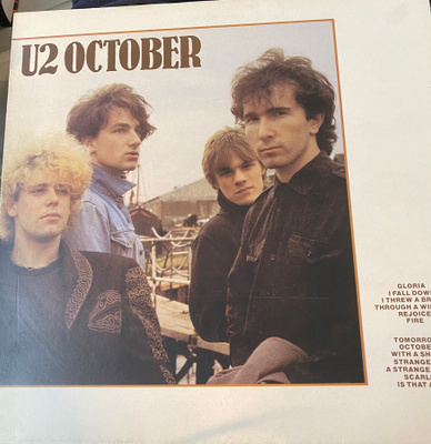 U2: October LP 1981 orig. UK