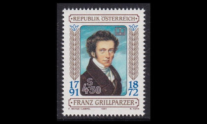 Itävalta 2013 ** Runoilija Franz Grillparzer (1991)
