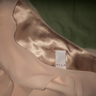 Vila-beige puuteriväri XL - koko 1-olkainen juhlakotelomekko - pikkukuva 2