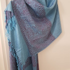 Pashmina-silkki Huivi / Silkkihuivi / Hartiahuivi - pikkukuva 3