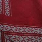 Pöytäliina punainen vintage 90 x 143 cm käytetty jouluisin - pikkukuva 4