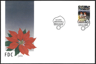 FDC Åland 2005  Joulu  LaPe ÅL 258