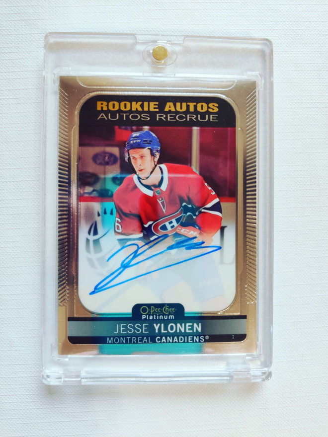 Jesse Ylönen - 21-22 Opc Platinum Rookie Autos